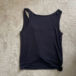 Zyia knotted cropped back tank top